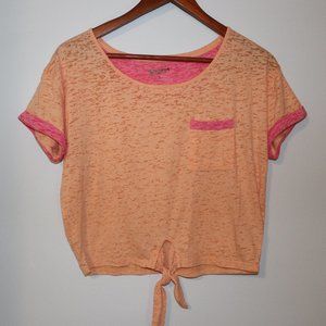 Front Tie Crop Top